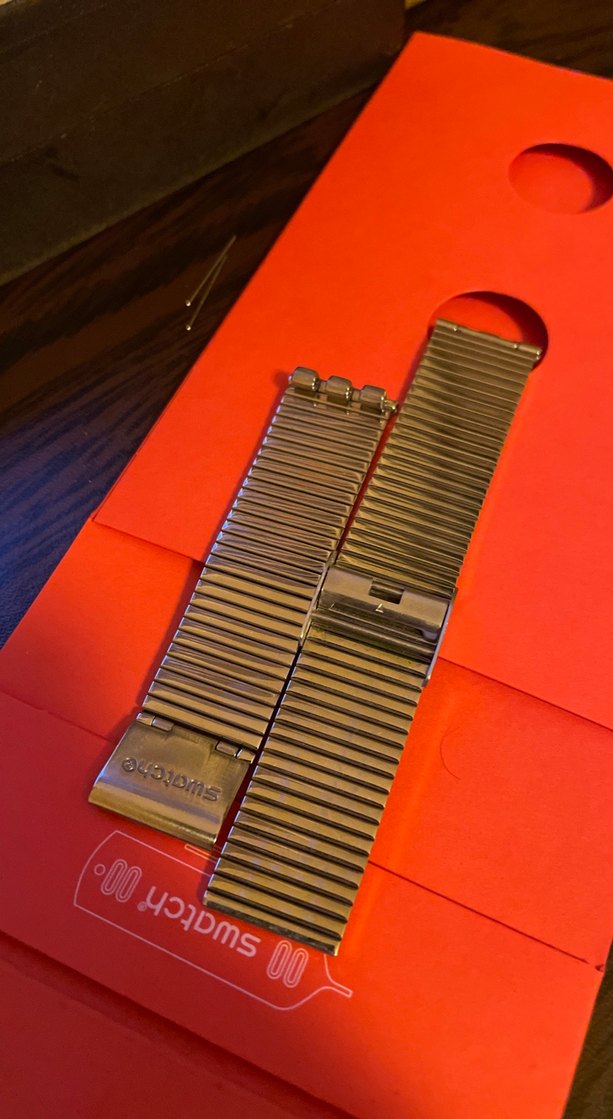 Swatch çelik kordon/kayış - Görsel 3