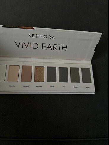 Beden Sephora Vıvıd Earth Far Paleti