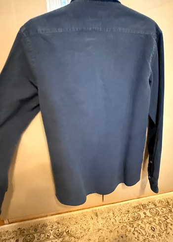 Massimo Dutti Massimo DuttiMavi Denim Erkek Gömlek Uzun Kollu
