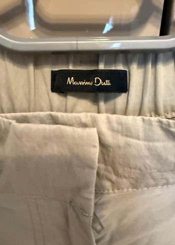 34 Beden yeşil Renk Massimo Dutti bilek boy bol pantolon