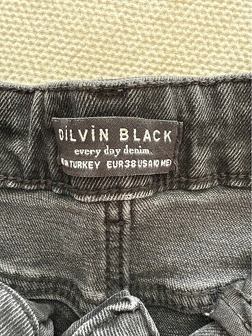 38 Beden gri Renk Dilvin mom fit pantolon