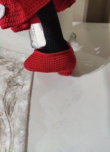 Tasarımcı Minnie mouse amigurumi oyuncak 37 cm