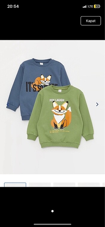 lc waikiki ikili sweatshirt