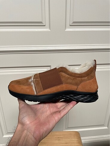 Kürklü Kahverenk Erkek Sneaker