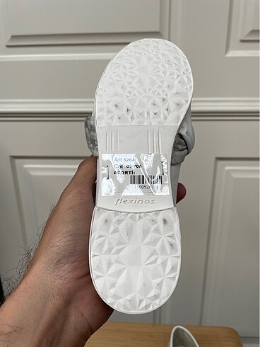 37 Beden beyaz Renk Beyaz Aksesuarlı Kadın Babet Ayakkabı