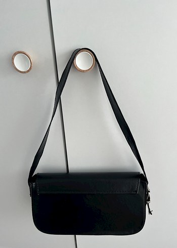 Diğer Siyah Deri Minimalist Kadın Çanta