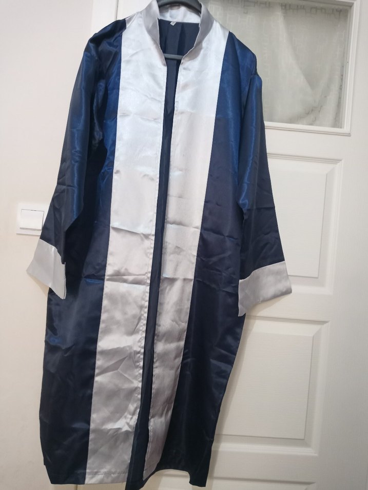 Diger Kadın Mavi Uzun Mezuniyet Elbisesi - Görsel 2