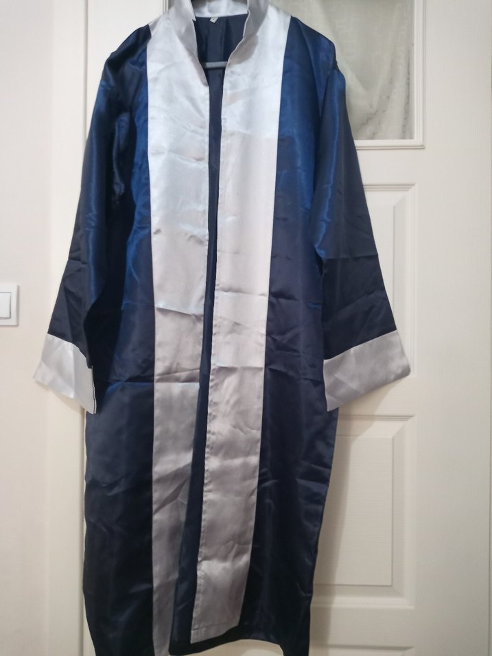 Diger Kadın Mavi Uzun Mezuniyet Elbisesi - Görsel 3