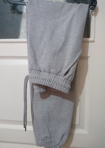 Gri Rahat Kesim unisex Eşofman Altı - Görsel 3