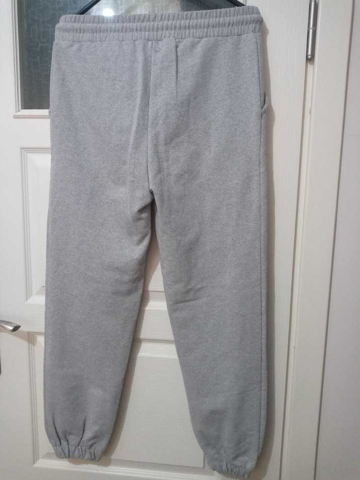 Gri Rahat Kesim unisex Eşofman Altı - Görsel 2