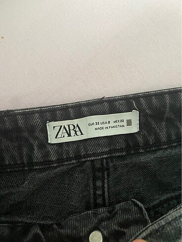 Zara siyah mom jean