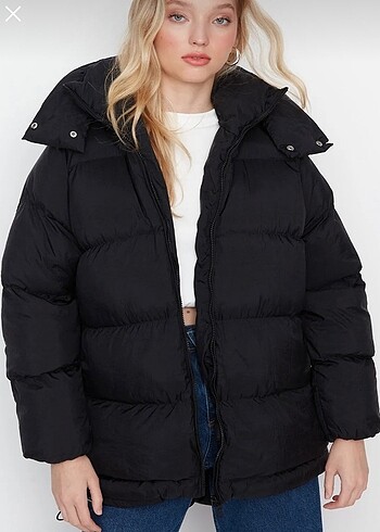 Oversize Şişme Mont