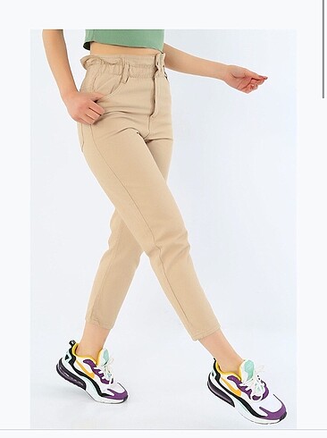 beli lastikli mom jean