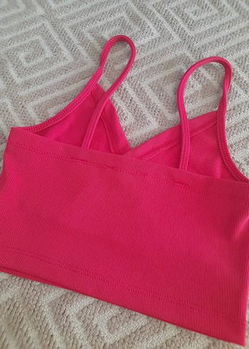Trendyol & Milla pembe crop mini üst büstiyer