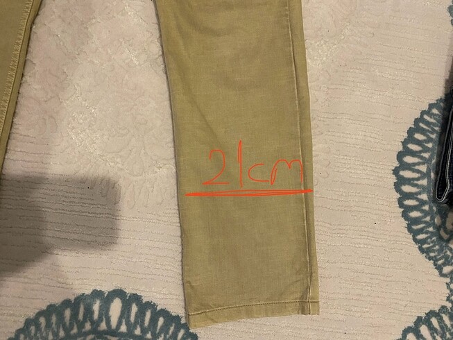 Vintage koton pantolon - Görsel 2