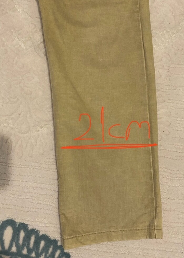 Vintage koton pantolon - Görsel 2