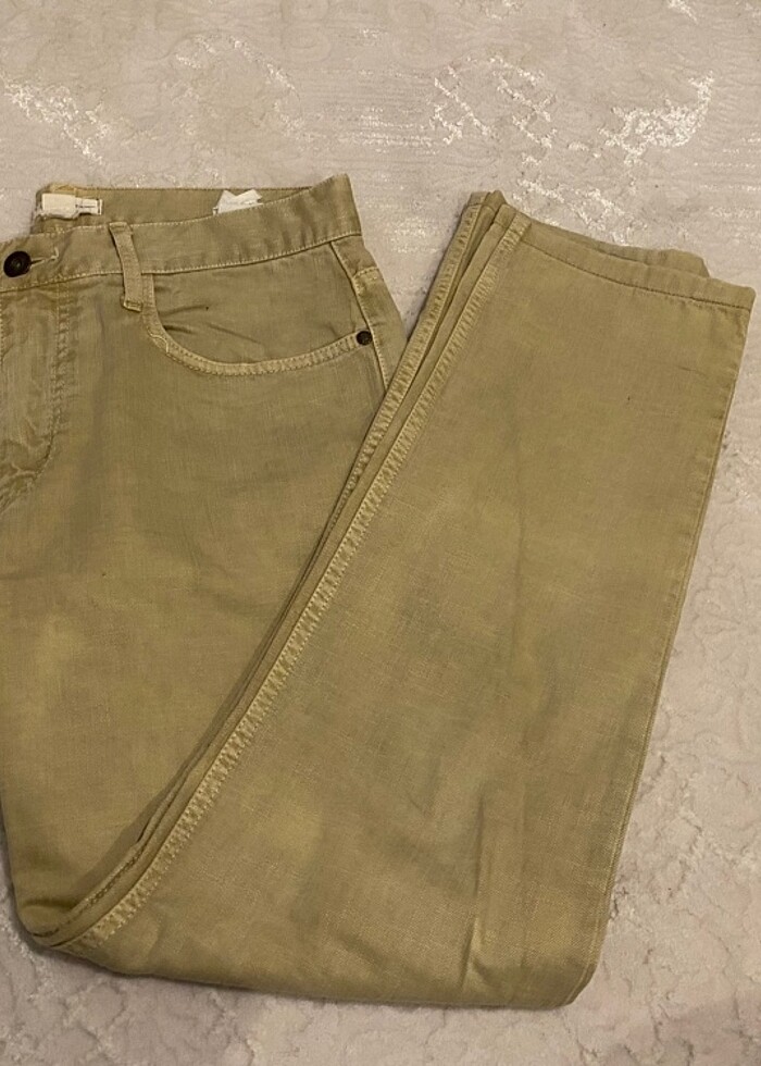 Vintage koton pantolon - Görsel 4