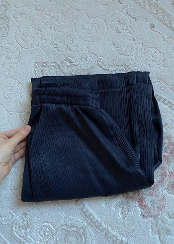 Lacivert Pilili Fahhar pantolon - Görsel 5