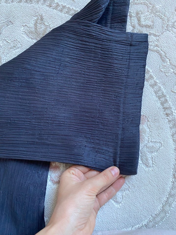 Lacivert Pilili Fahhar pantolon - Görsel 2