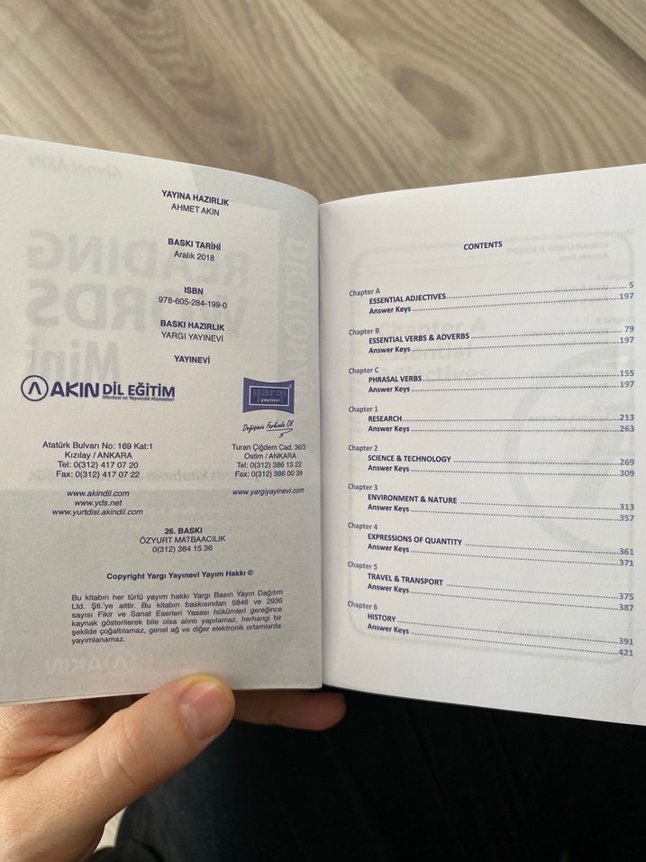 Reading Words Mini  Sözlük Kitabı Akın dil - Görsel 3