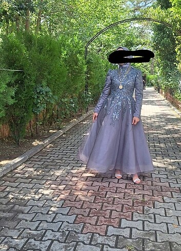 Tesettür abiye elbise