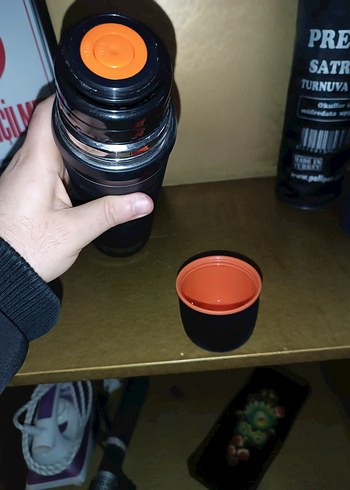 Kovea Siyah Termos 1000 ml Black Stone - Görsel 3