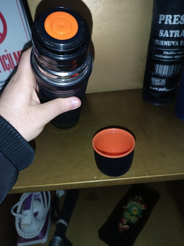 Kovea Siyah Termos 1000 ml Black Stone - Görsel 3