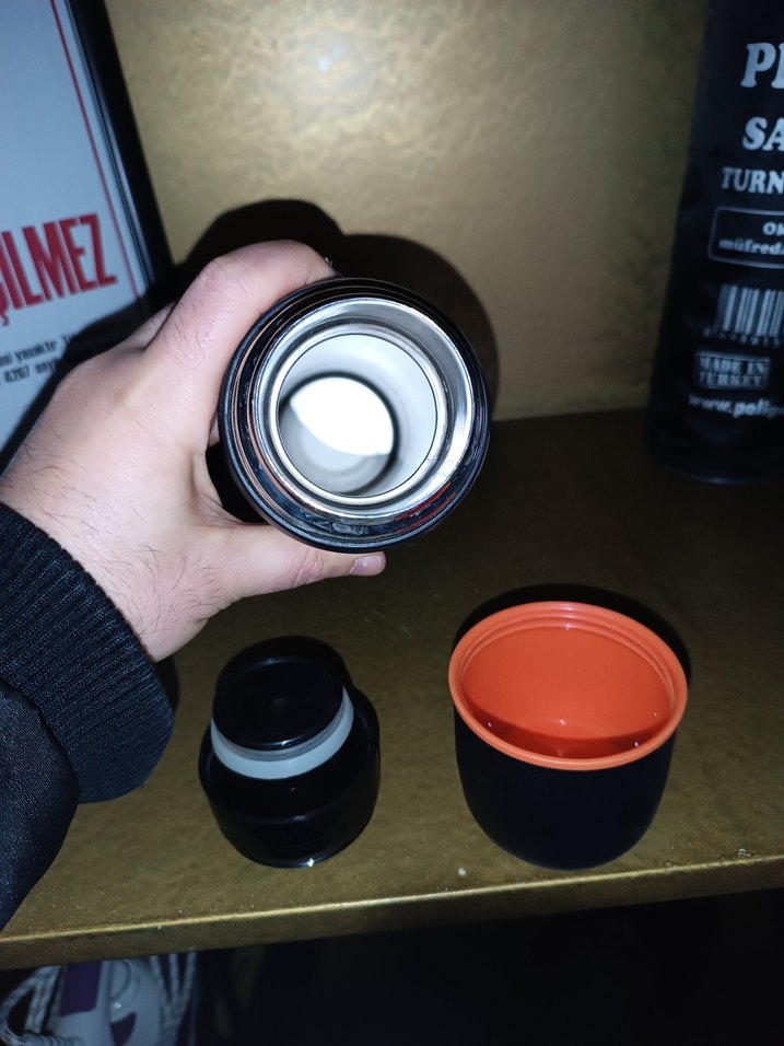 Kovea Siyah Termos 1000 ml Black Stone - Görsel 4