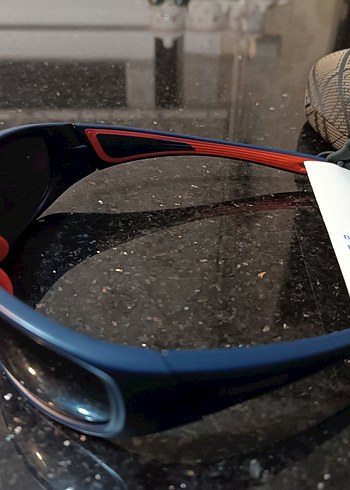 Erkek Çocuk 3-13 yaş Mavi Turuncu Güneş Gözlüğü - Görsel 3