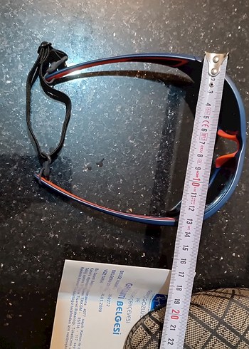 Erkek Çocuk 3-13 yaş Mavi Turuncu Güneş Gözlüğü - Görsel 5