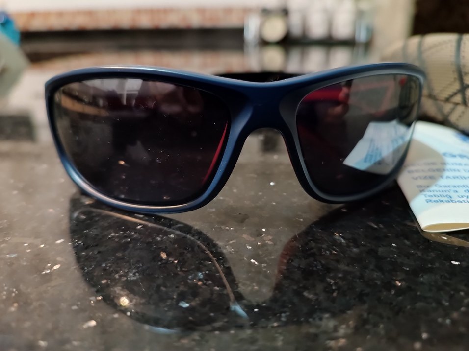 Erkek Çocuk 3-13 yaş Mavi Turuncu Güneş Gözlüğü - Görsel 2