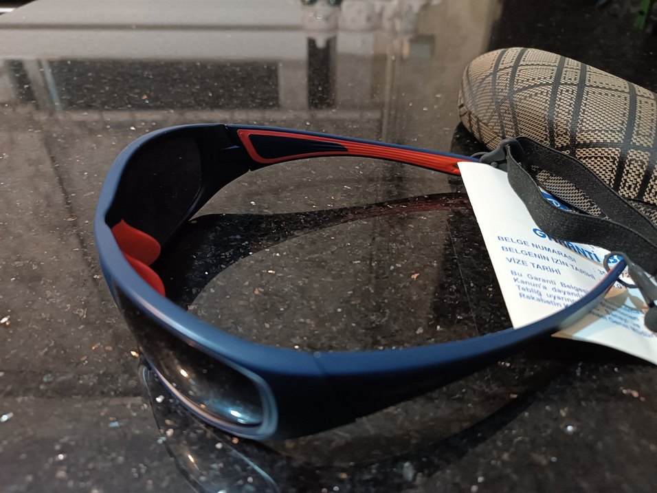 Erkek Çocuk 3-13 yaş Mavi Turuncu Güneş Gözlüğü - Görsel 3