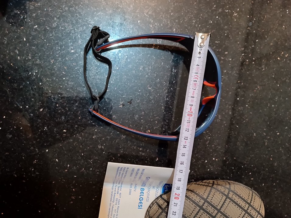 Erkek Çocuk 3-13 yaş Mavi Turuncu Güneş Gözlüğü - Görsel 5