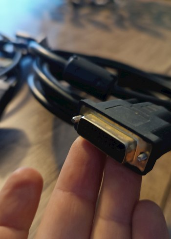 VGA to VGA 5mt - DVI VGA 1.5mt 3 lü Kablo Seti - Görsel 3