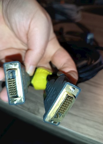 VGA to VGA 5mt - DVI VGA 1.5mt 3 lü Kablo Seti - Görsel 6