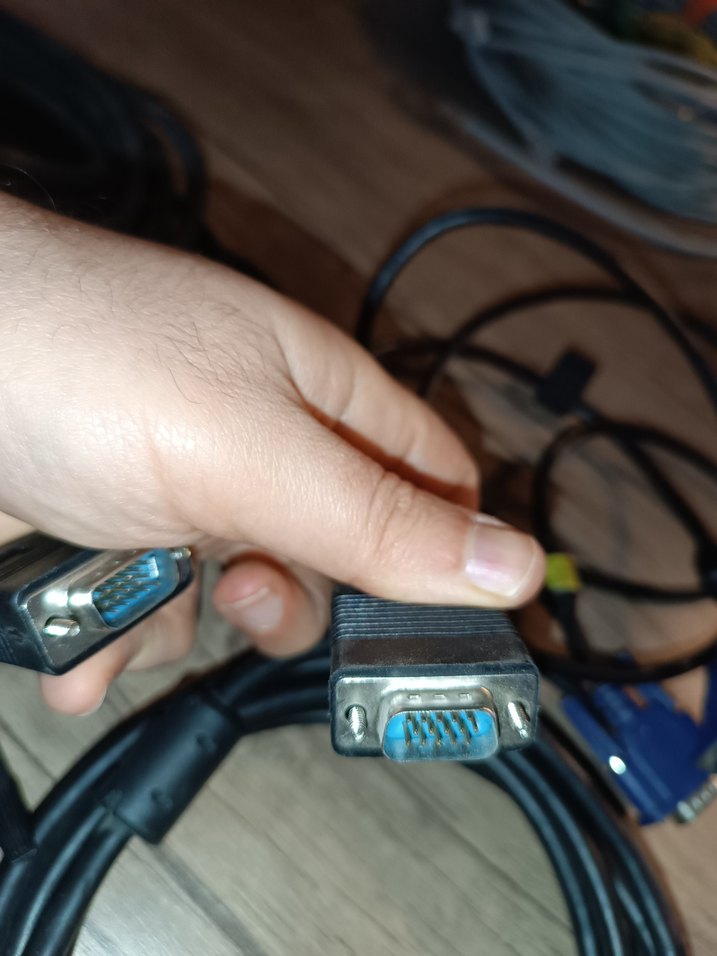 VGA to VGA 5mt - DVI VGA 1.5mt 3 lü Kablo Seti - Görsel 5