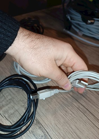 Yazıcı kablosu USB 2.0 4 adet 10mt 1.5mt - Görsel 5