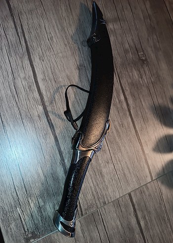 Gerçek Metal Kabzalı Assassin Hançer Kılıç 43cm Suikastçi Dekor - Görsel 2