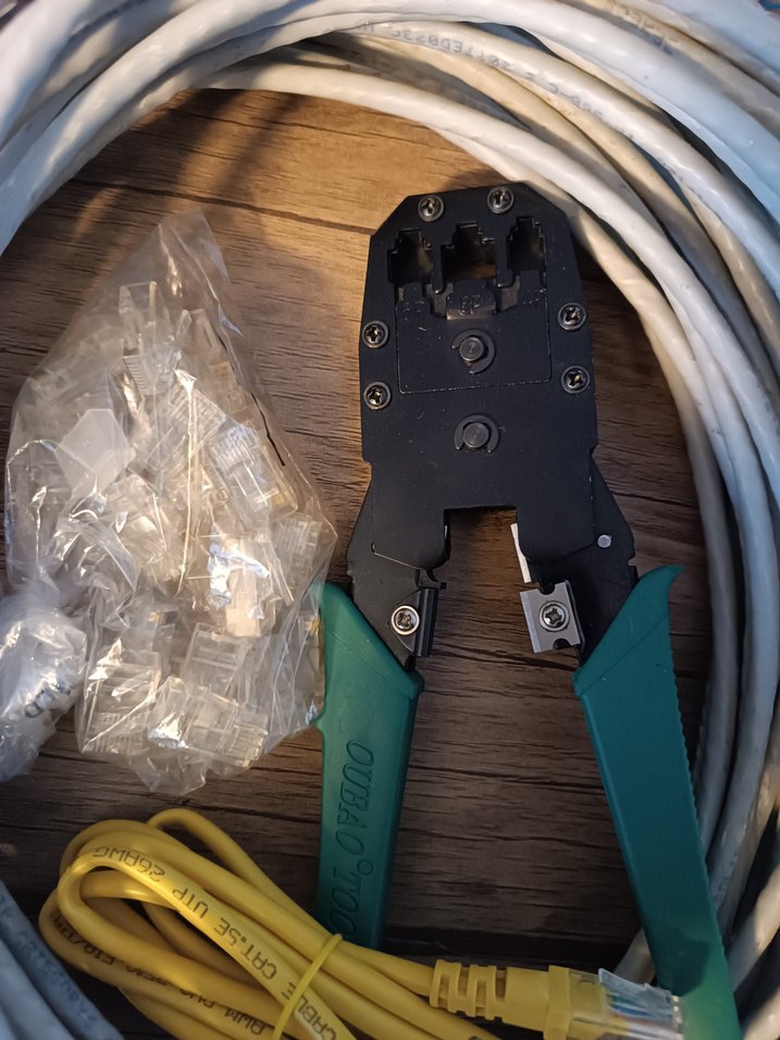 Ethernet Kablosu 20mt Sıkma pensi clips - Görsel 2