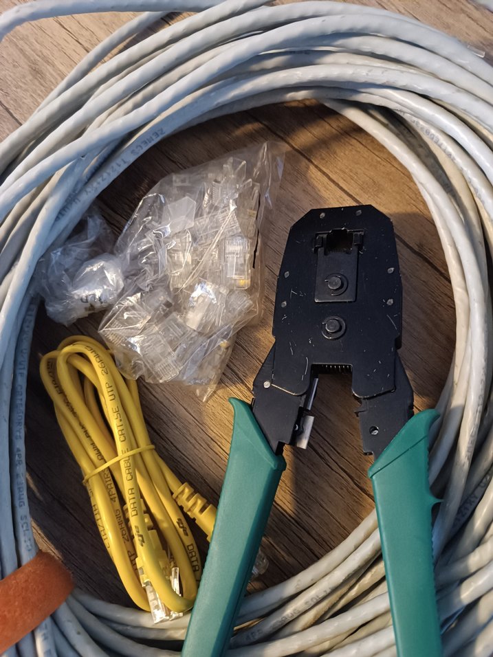 Ethernet Kablosu 20mt Sıkma pensi clips - Görsel 3