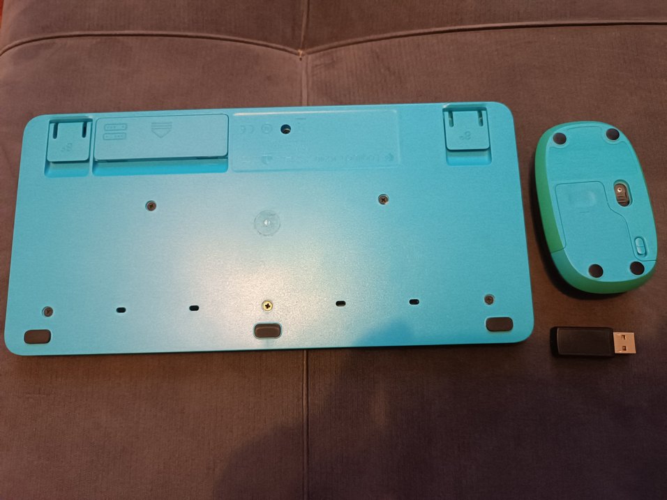 Logitech K250 Kablosuz Klavye M212 Kablosuz Mouse Seti - Görsel 4