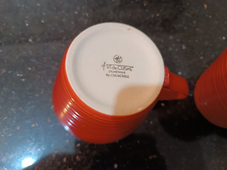 Art de Cousine by Stoneware Kırmızı İki Seramik Kupa 300ml - Görsel 4