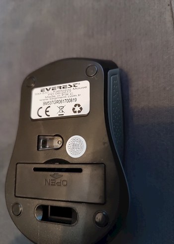Everest SM 537 Gri Kablosuz Mouse - Görsel 3