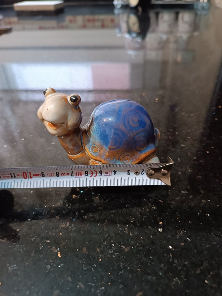 Sevimli Kaplumbağa Dekor Obje Seramik 8cm - Görsel 5