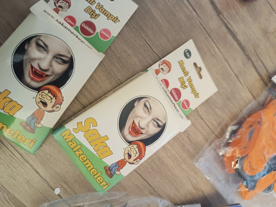 Cadılar Bayramı Parti Malzemeleri Yarasa Vampir Balon Flama - Görsel 3