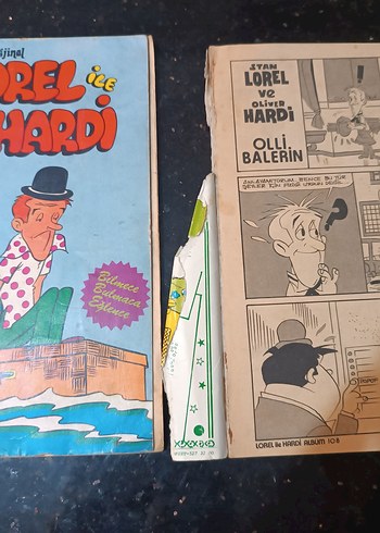 Lorel ve Hardi Çizgi Roman 2 Kitap