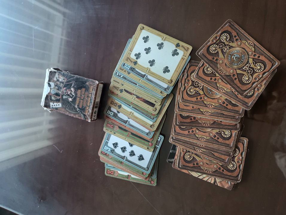 Bicycle Anne Steampunk Poker Destesi Kartları - Görsel 5