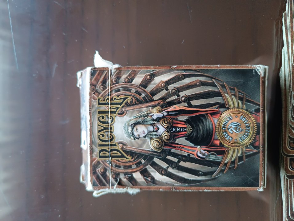 Bicycle Anne Steampunk Poker Destesi Kartları - Görsel 2