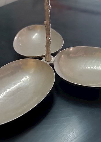 Alman gümüşü şekerlik fonksiyonel stand dekor obje - Görsel 2