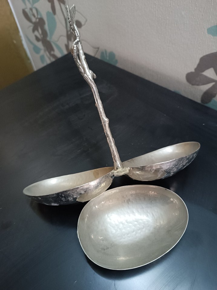 Alman gümüşü şekerlik fonksiyonel stand dekor obje - Görsel 5